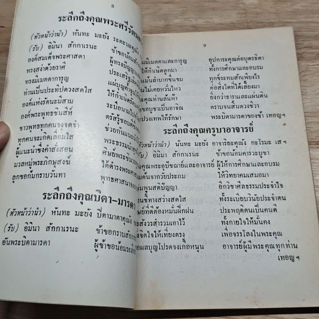 หนังสือ จงบำเพ็ญบุญสวดมนต์ ทำวัตรเช้า-เย็น และคาถาป้องกันภัย รูปที่ 6