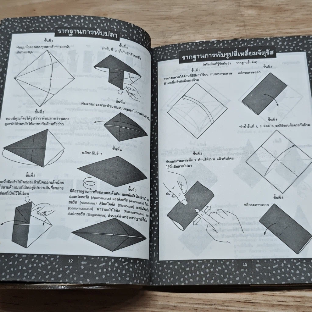 หนังสือ พับกระดาษเป็นไดโนเสาร์ รูปที่ 8