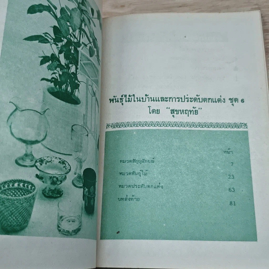 หนังสือ พันธุ์ไม้ในบ้านและการประดับตกแต่ง ชุด 6 รูปที่ 6