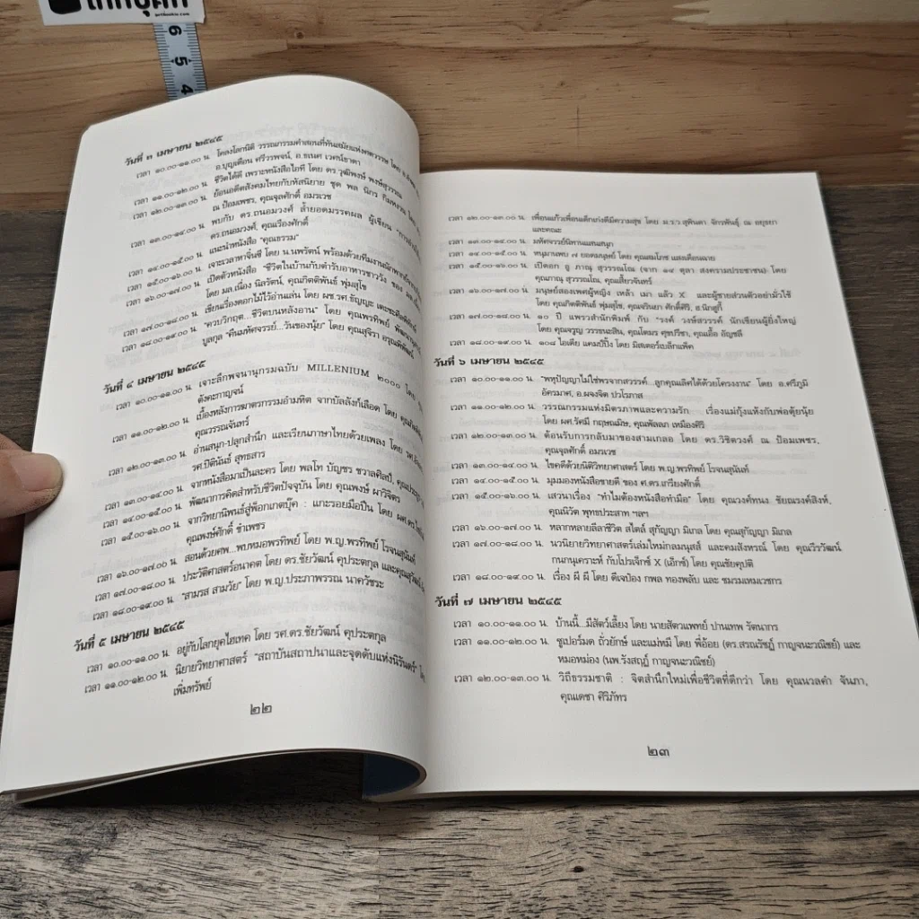 หนังสือ สูจิบัตรงานสัปดาห์หนังสือแห่งชาติ ครั้งที่ 30 รูปที่ 7
