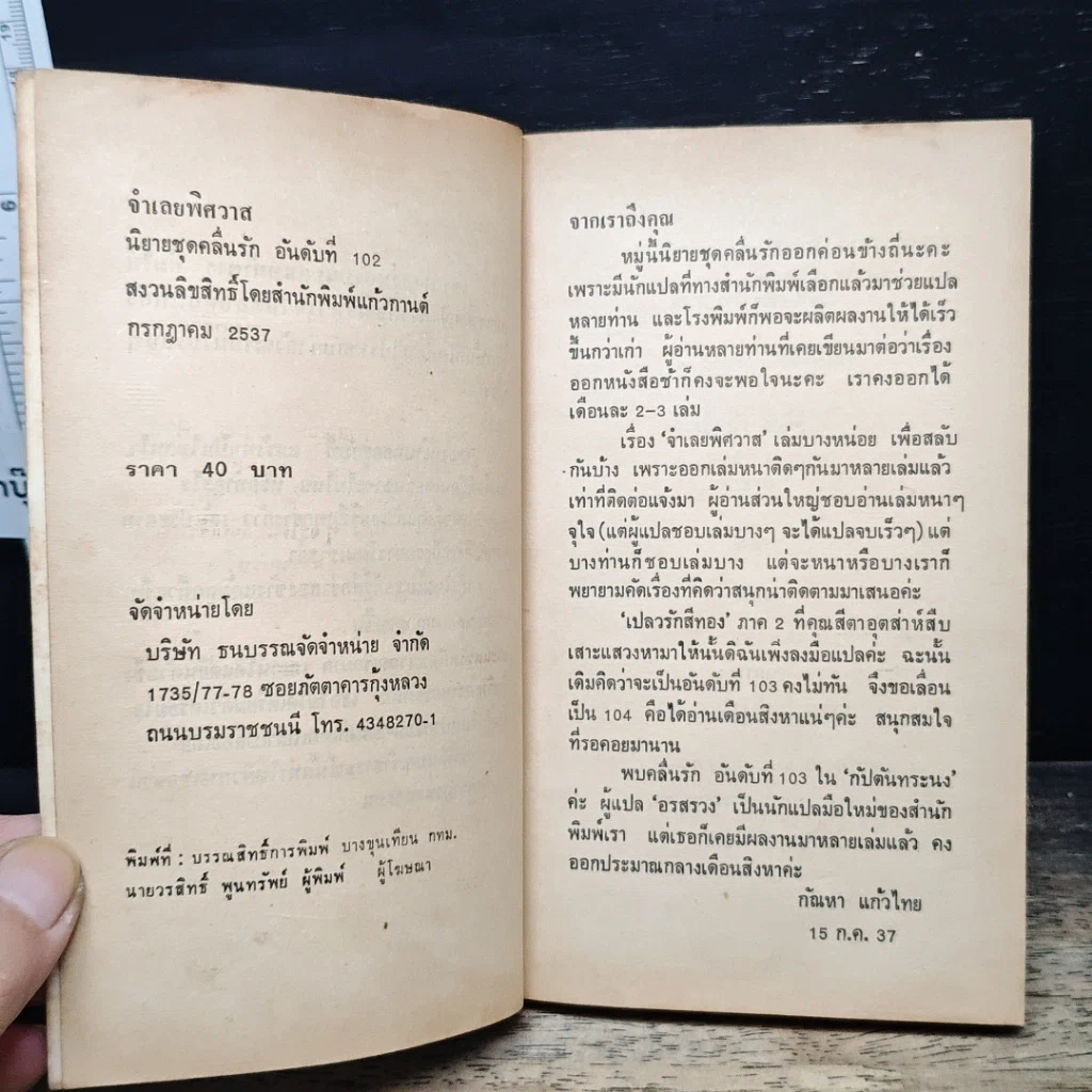 นิยายโรมานซ์ จำเลยพิศวาส รูปที่ 6