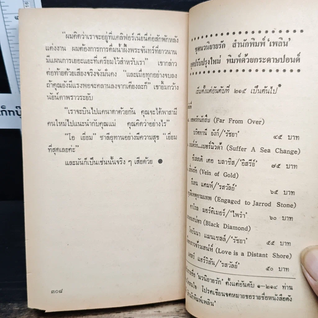 หนังสือ นิยายรักโรมานซ์ ฤาสวรรค์ลวง รูปที่ 8