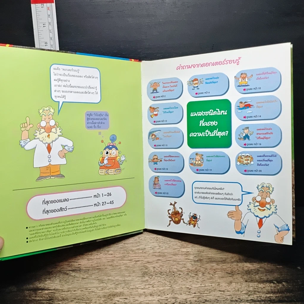 หนังสือ อันดับ 1 แมลง สัตว์ รูปที่ 6
