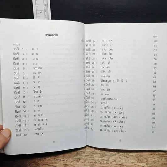 หนังสือ แบบเรียนภาษาลาว ชั้นประถม ปีที่หนึ่ง รูปที่ 8