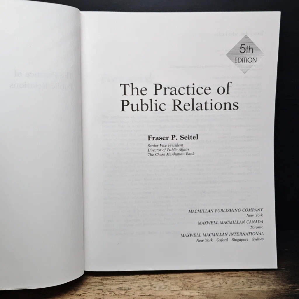 หนังสือ The Practice of Public Relations รูปที่ 6