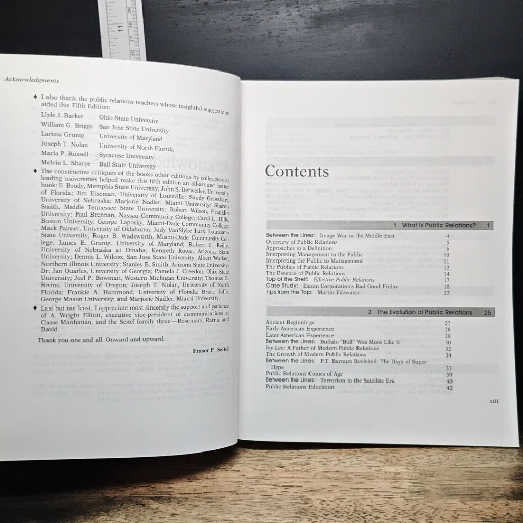 หนังสือ The Practice of Public Relations รูปที่ 8