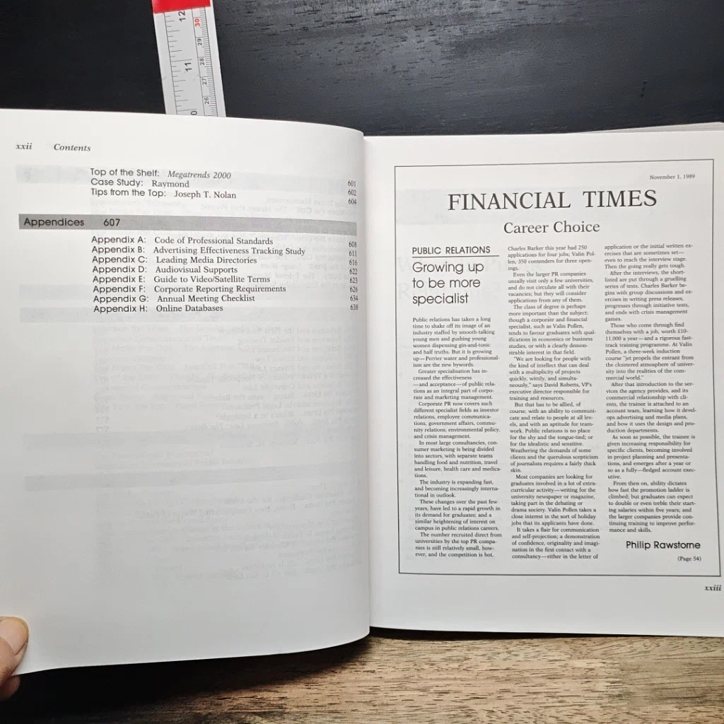 หนังสือ The Practice of Public Relations รูปที่ 13
