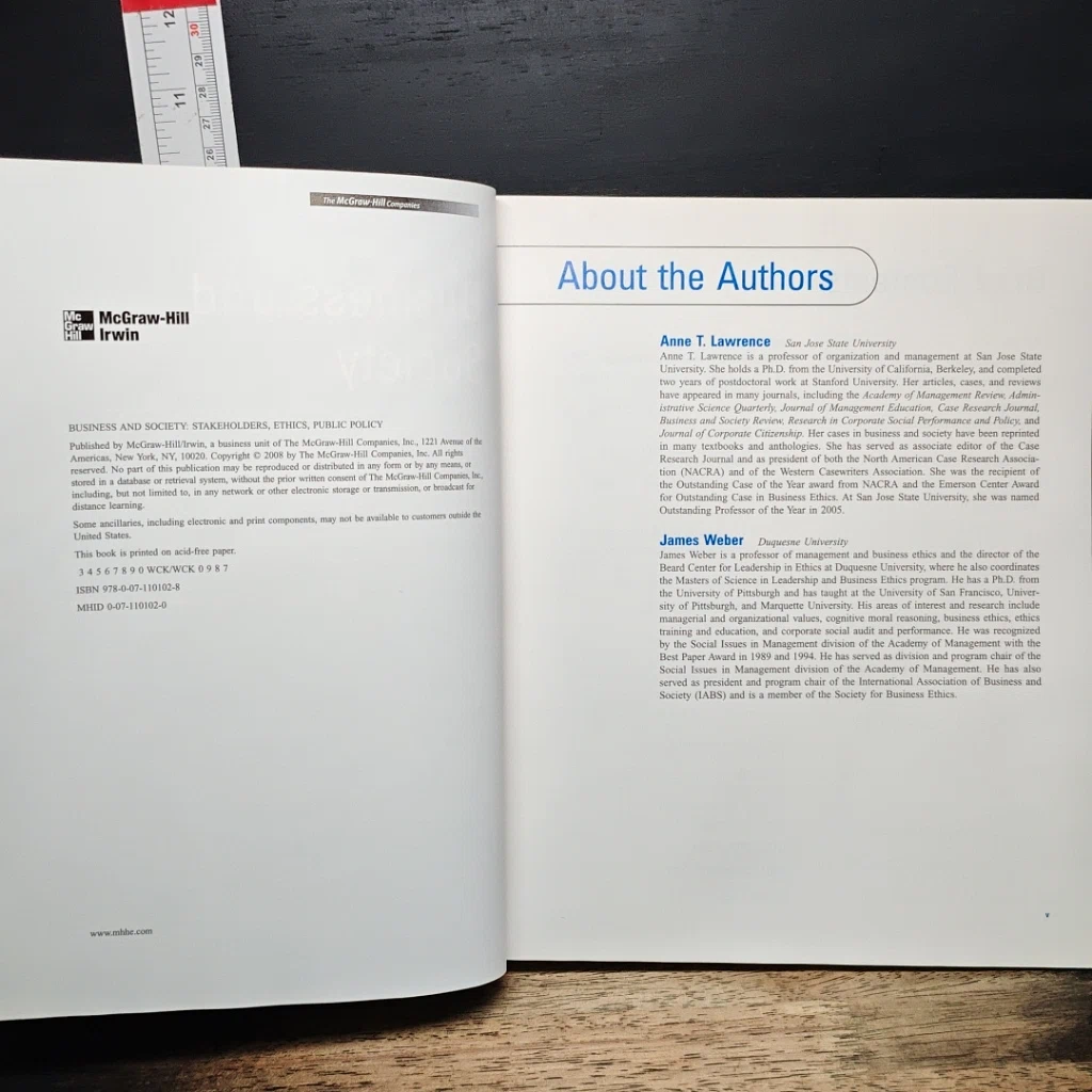 หนังสือ Business & Society รูปที่ 6