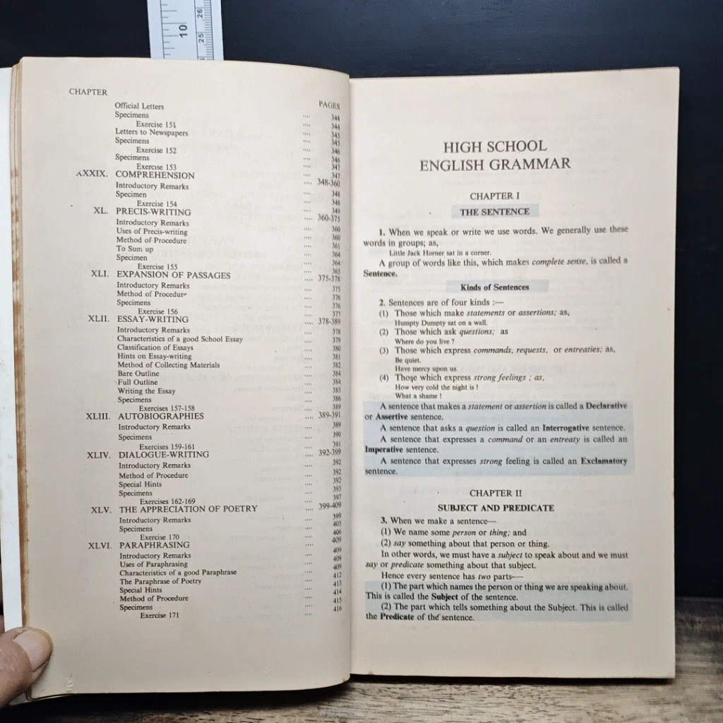 หนังสือ High School English Grammar and Composition รูปที่ 11