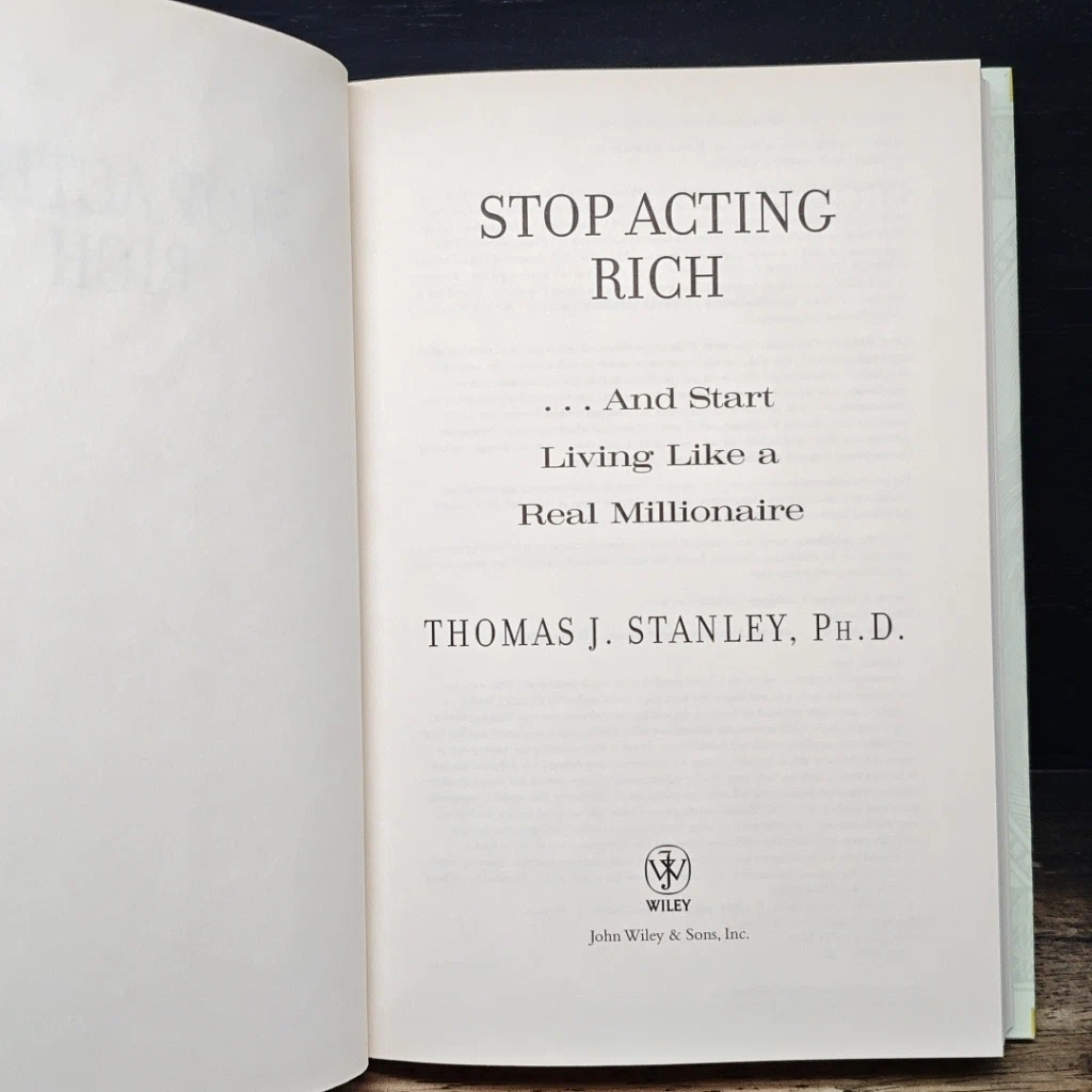 หนังสือ Stop Acting Rich รูปที่ 6