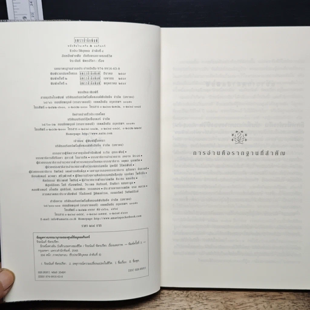 หนังสือ อีกหนึ่งฟางฝัน บันทึกแรมทางของชีวิต รูปที่ 6