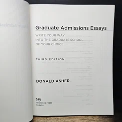 หนังสือ Graduate Admissions Essay รูปที่ 6