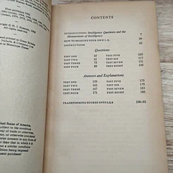 หนังสือ Know Your Own I.Q. รูปที่ 6
