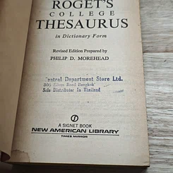 หนังสือ The New American Roget's College Thesaurus In Dictionary Form รูปที่ 6