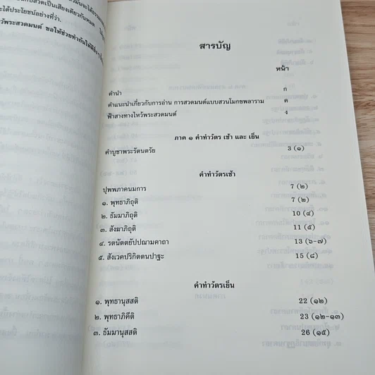 หนังสือ คู่มืออุบาสก อุบาสิกา ทำวัตรเช้า-เย็น บทสวดมนต์พิเศษ และศาสนพิธีแปลไทย รูปที่ 6