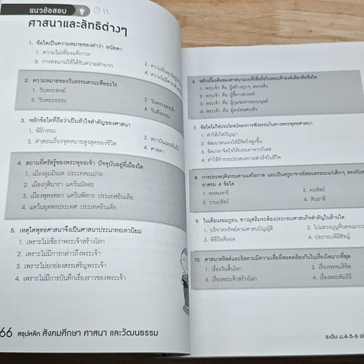 หนังสือ สรุปหลักสังคมศึกษา ศาสนา และวัฒนธรรม ระดับ ม.4-5-6 ฉบับสมบูรณ์ รูปที่ 9