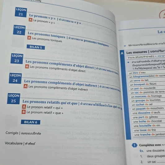หนังสือ Grammaire ไวยากรณ์ภาษาฝรั่งเศส A1 เล่ม 1-2 รูปที่ 14