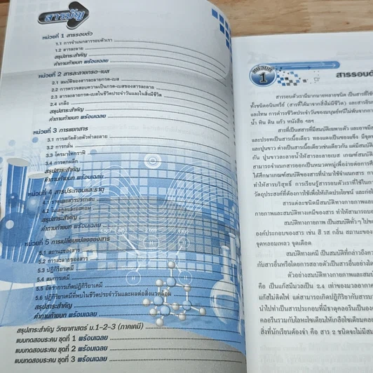 หนังสือ คู่มือวิทยาศาสตร์ ม.1-2-3 ภาคเคมี รูปที่ 6