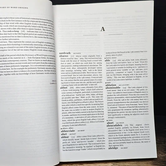 หนังสือ Times Dictionary of Word Origins รูปที่ 6