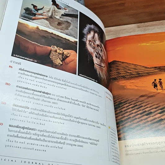 หนังสือ National Geographic ไขปริศนากำเนิดมนุษย์ รูปที่ 6