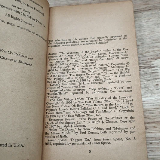 หนังสือ Notes from the New Underground รูปที่ 6