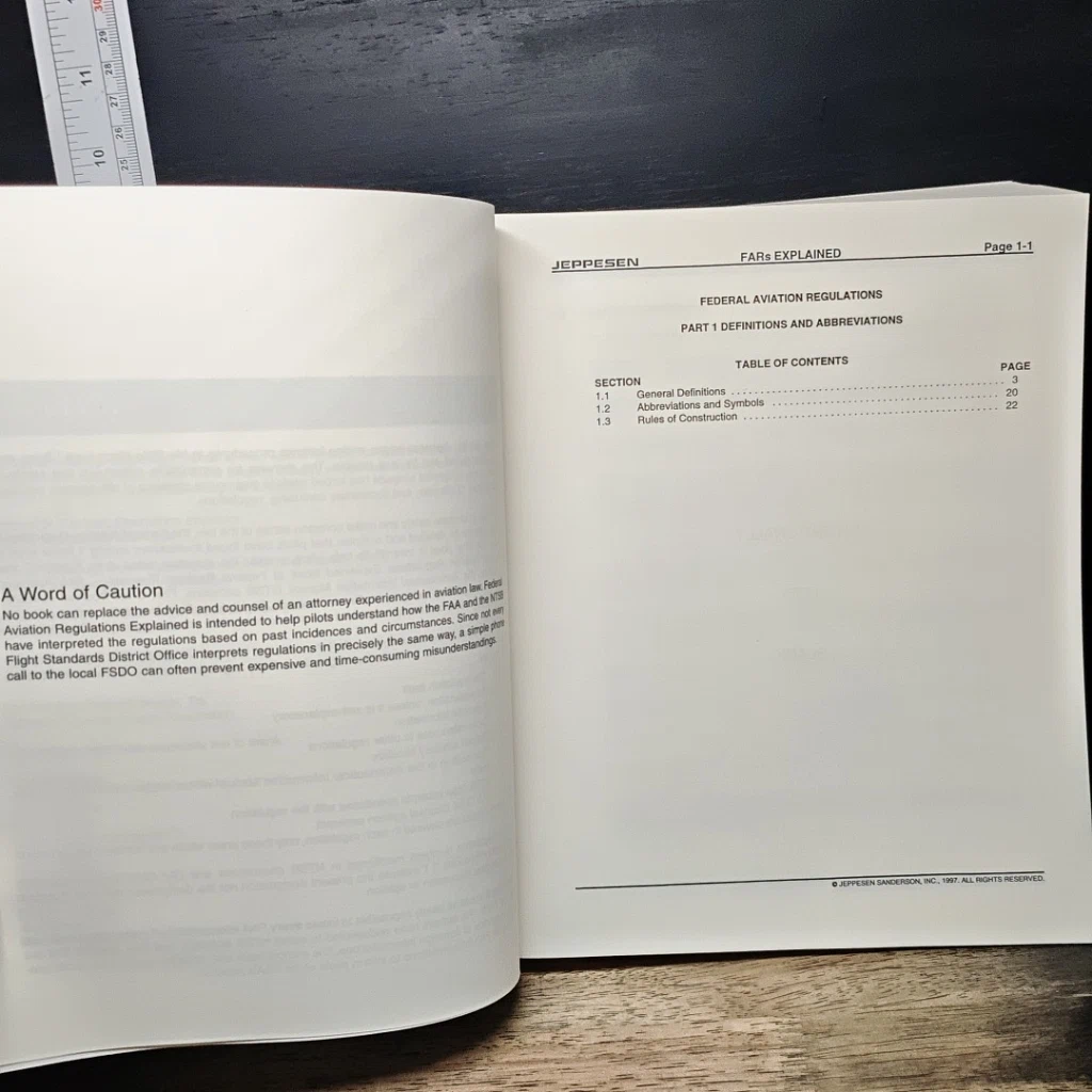 หนังสือ Federal Aviation Regulations Explained Parts 1, 61, 91, 141 and NTSB 830 รูปที่ 7