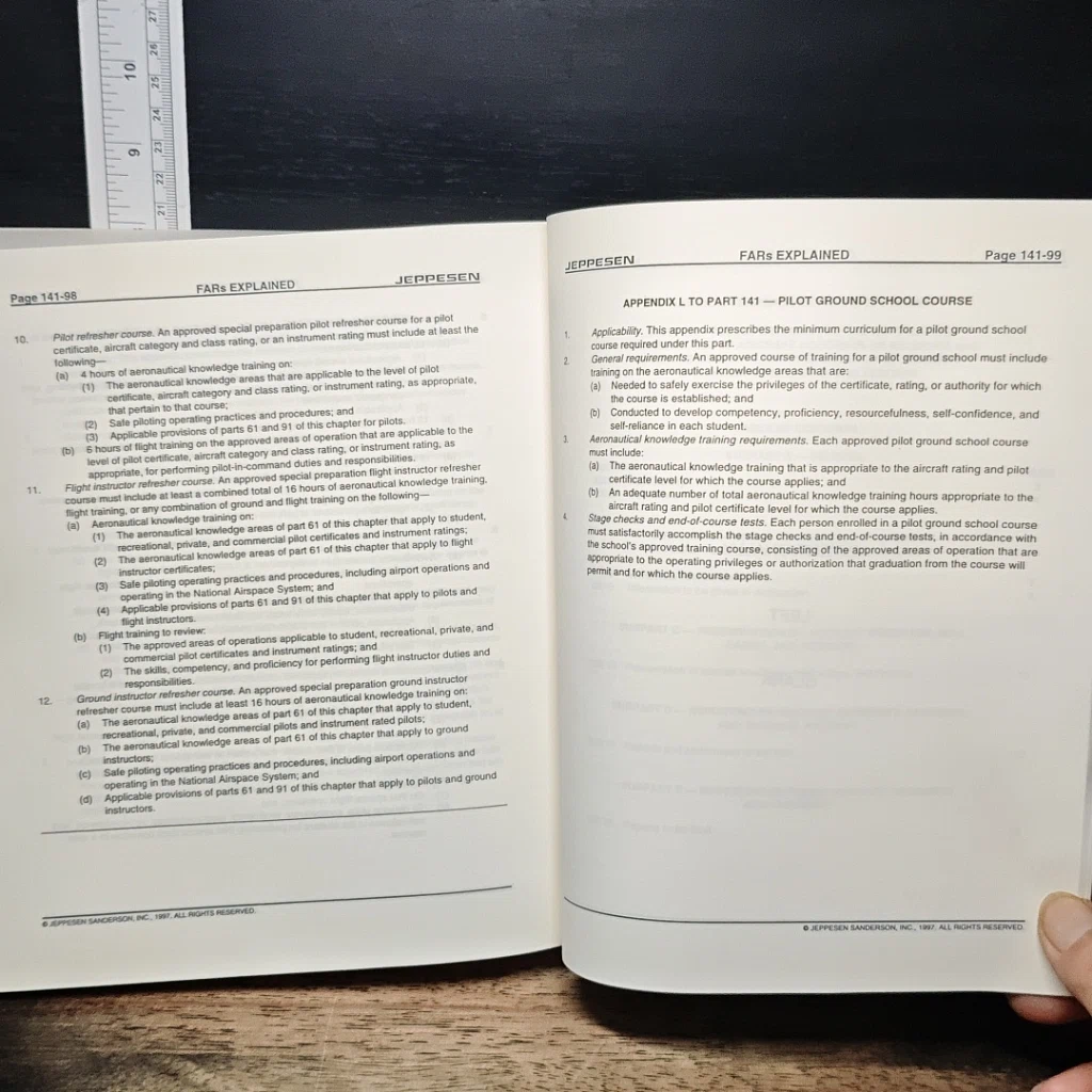 หนังสือ Federal Aviation Regulations Explained Parts 1, 61, 91, 141 and NTSB 830 รูปที่ 9