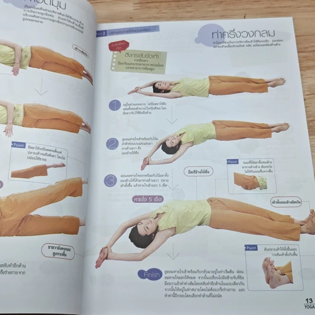 หนังสือ โยคะ: สร้างความสมดุลโดยเน้นท่าอาสนะเป็นหลัก เพื่อยึดกล้ามเนื้อ รูปที่ 7