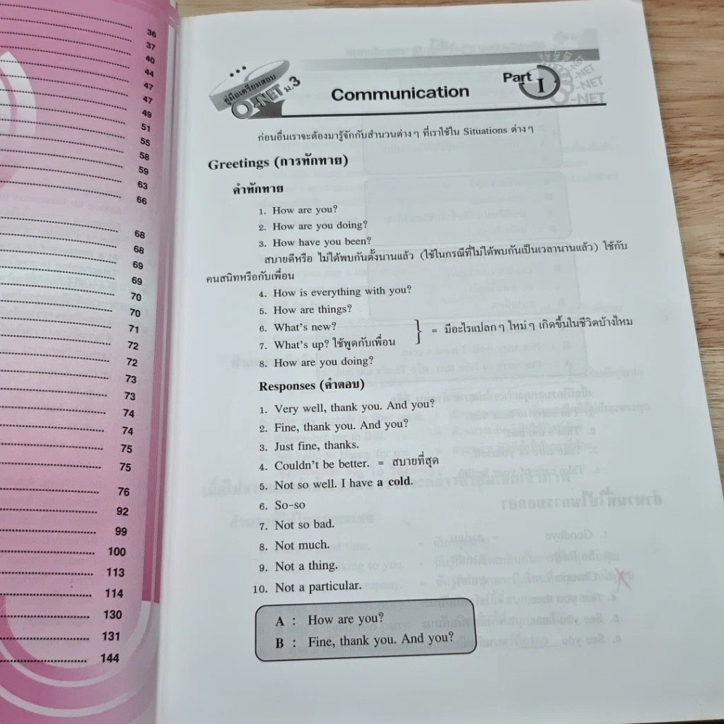 คู่มือเตรียมสอบ O-NET ภาษาอังกฤษ ม.3 รูปที่ 8