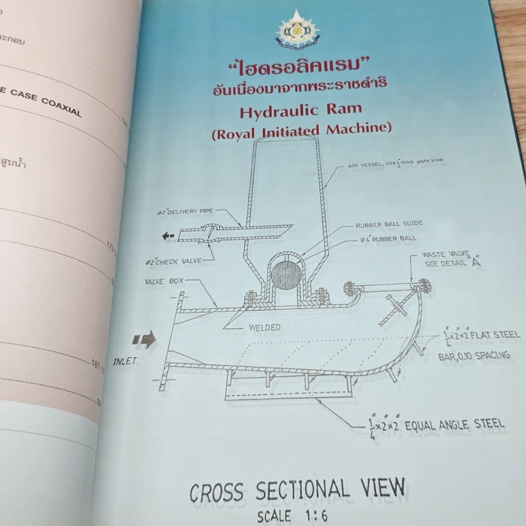 หนังสือ เครื่องสูบน้ำพลังน้ำที่พัฒนาขึ้นอันเนื่องมาจากพระราชดำริในพระบาทสมเด็จพระเจ้าอยู่หัว รูปที่ 8