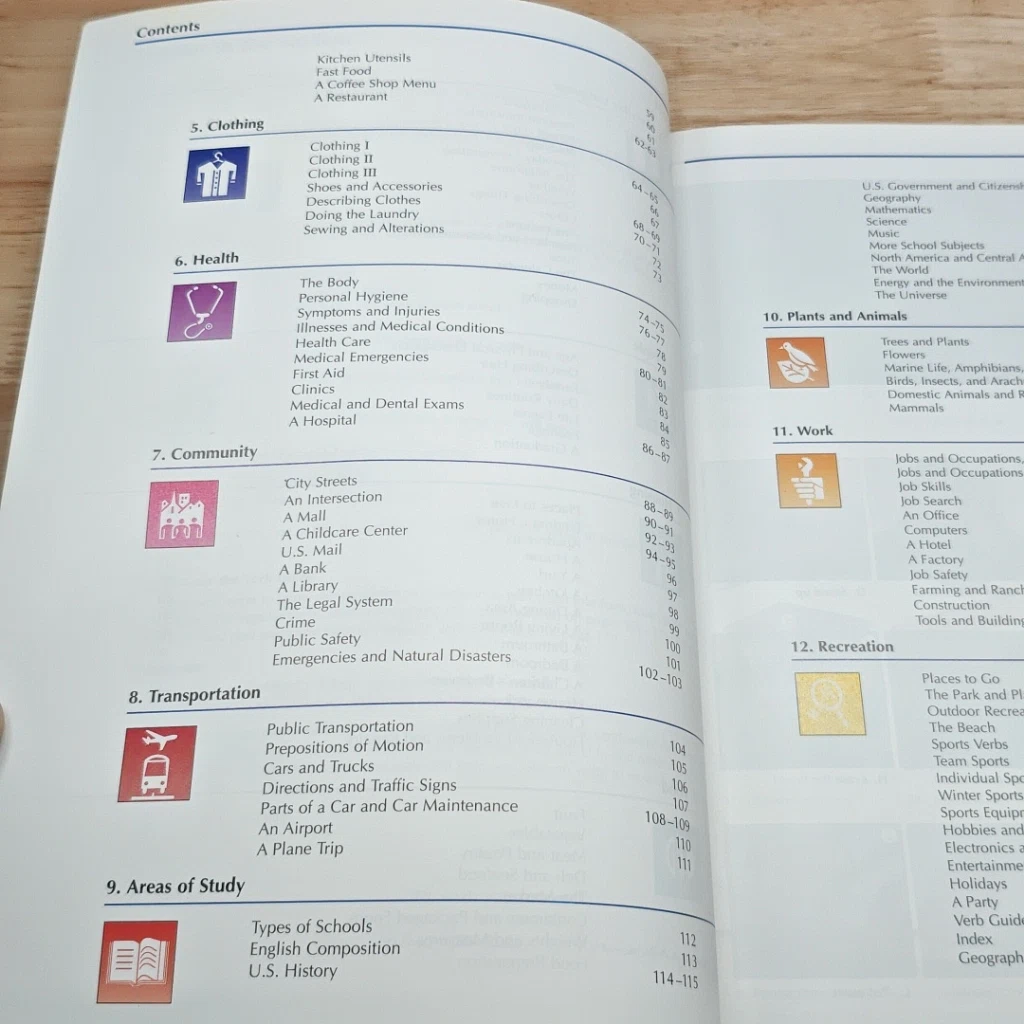 หนังสือ The Oxford Picture Dictionary รูปที่ 7