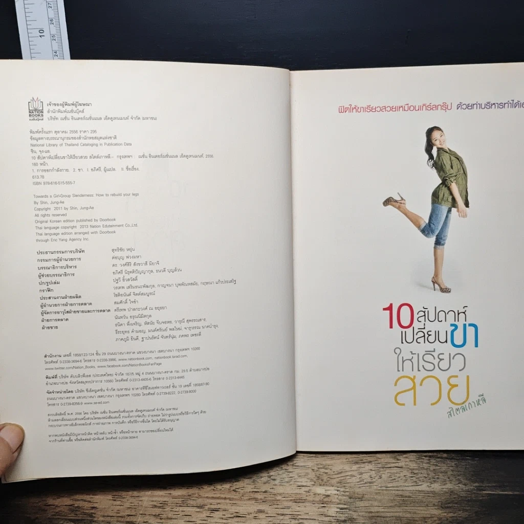 หนังสือ 10 สัปดาห์เปลี่ยนขาให้เรียวสวยสไตล์เกาหลี รูปที่ 6