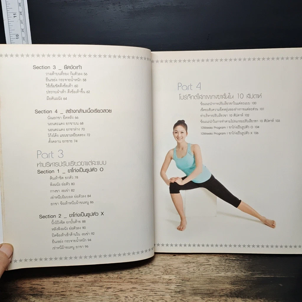 หนังสือ 10 สัปดาห์เปลี่ยนขาให้เรียวสวยสไตล์เกาหลี รูปที่ 8