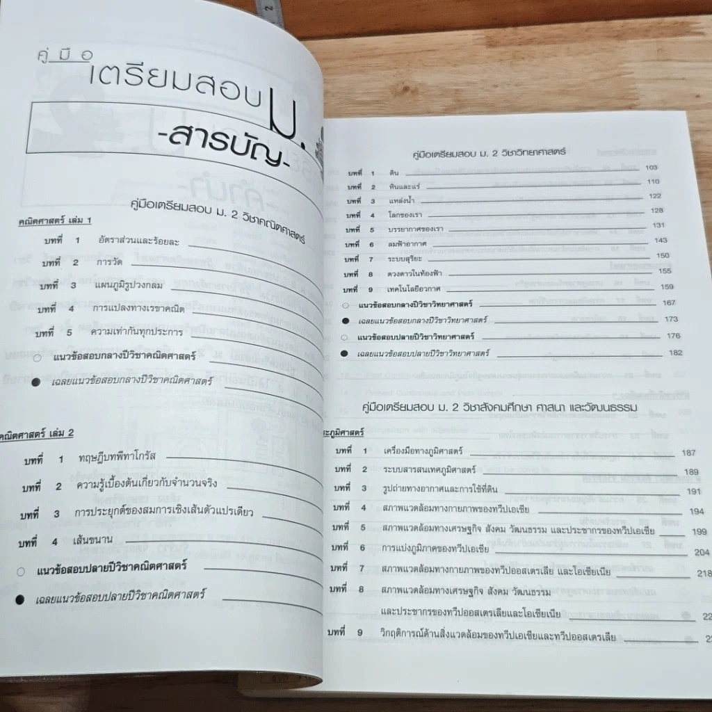 หนังสือ คู่มือเตรียมสอบ ม.2 เตรียมสอบ NT รูปที่ 6