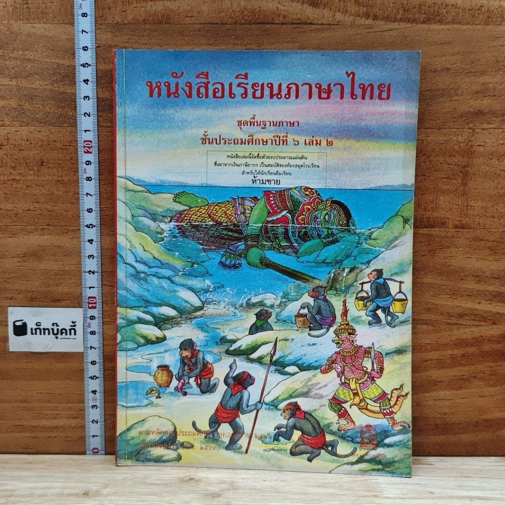 หนังสือ หนังสือเรียนภาษาไทย ชุดพื้นฐานภาษา ชั้นประถมศึกษาปีที่ 6 เล่ม 2 รูปที่ 1