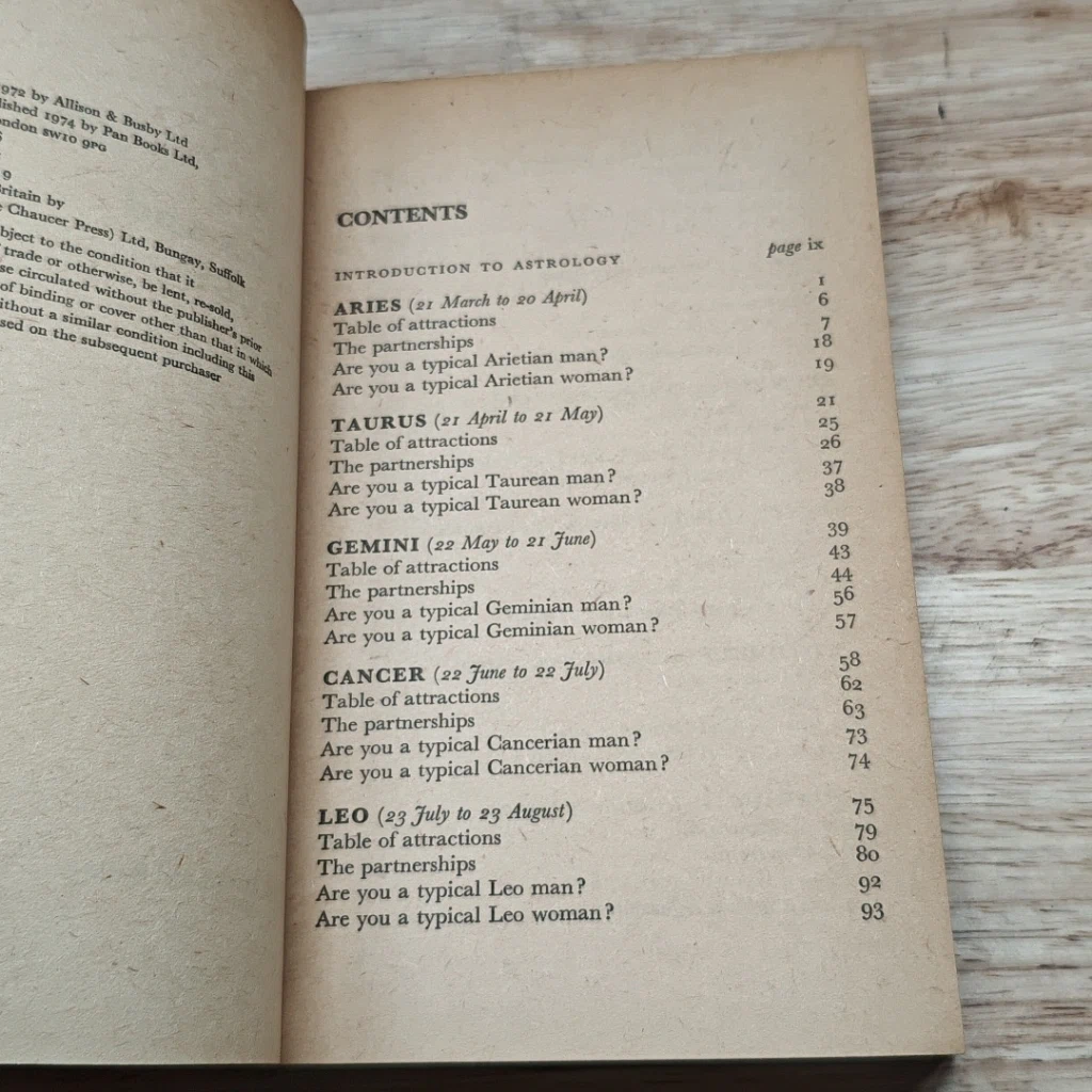 หนังสือ Love, Sex and Astrology รูปที่ 7