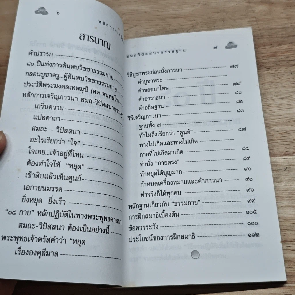 หนังสือ สมถวิปัสสนา รูปที่ 6