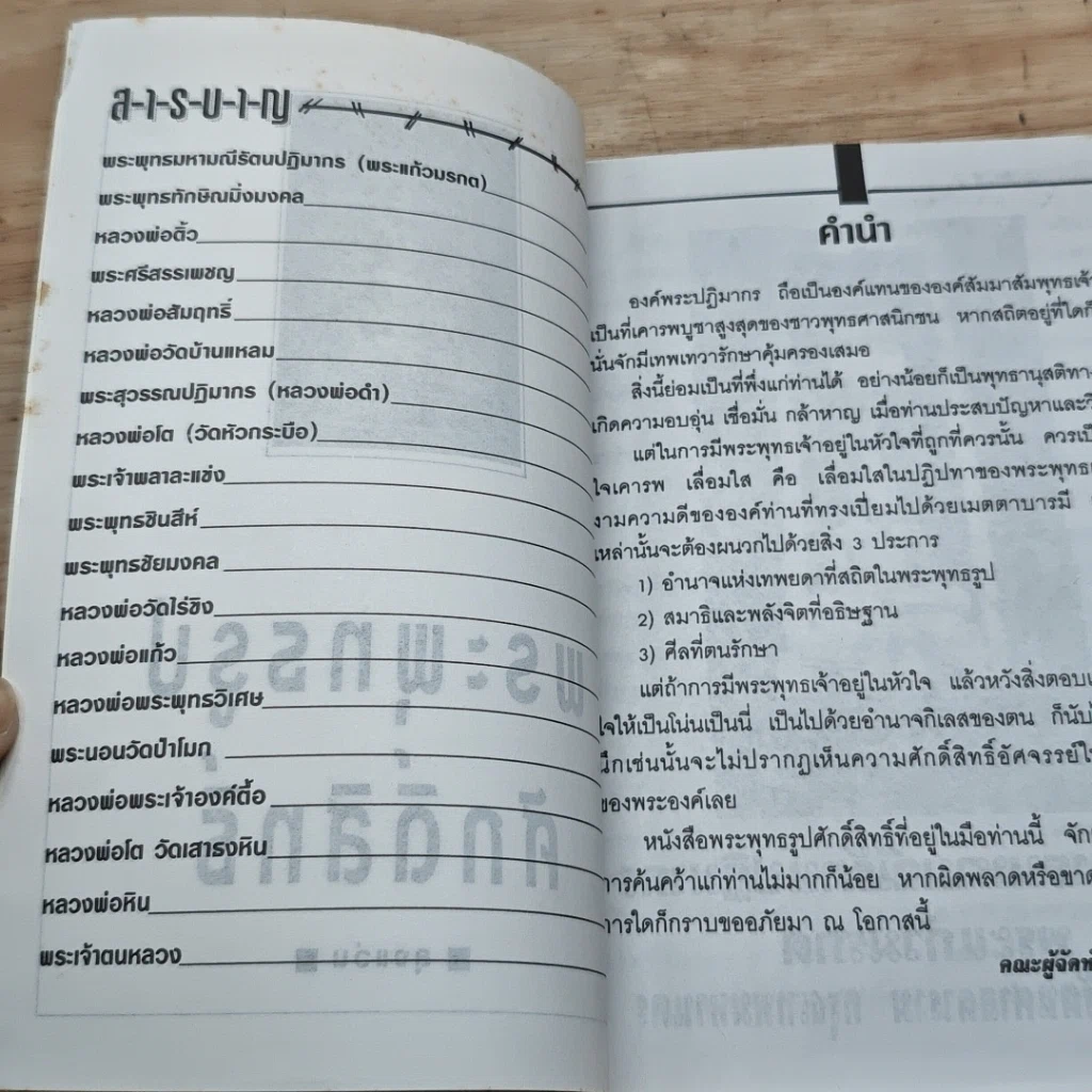 หนังสือ พระพุทธรูปศักดิ์สิทธิ์ รูปที่ 6