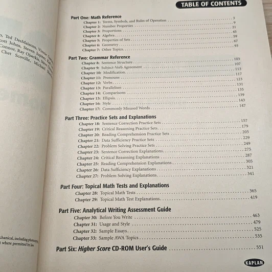 หนังสือ GMAT Home Study Book รูปที่ 6