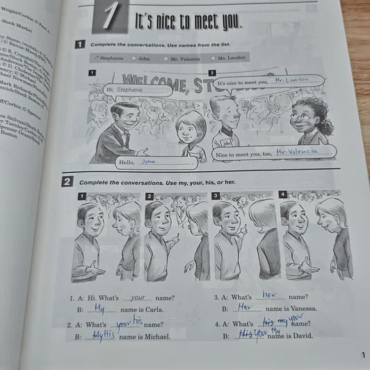 หนังสือ New Interchange Intro Workbook A รูปที่ 8