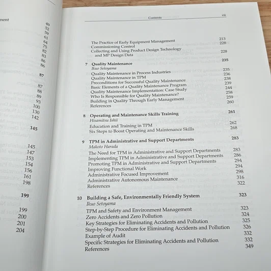 หนังสือ TPM in Process Industries รูปที่ 8