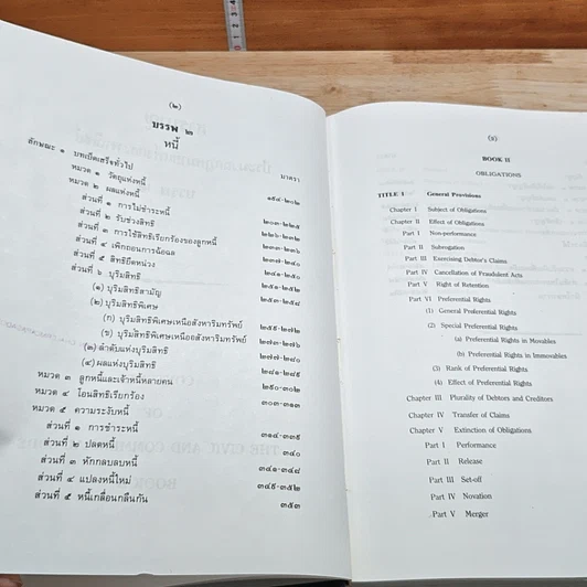 ประมวลกฎหมายแพ่งและพาณิชย์ บรรพ 1-6 ฉบับภาษาไทย-อังกฤษ รูปที่ 7
