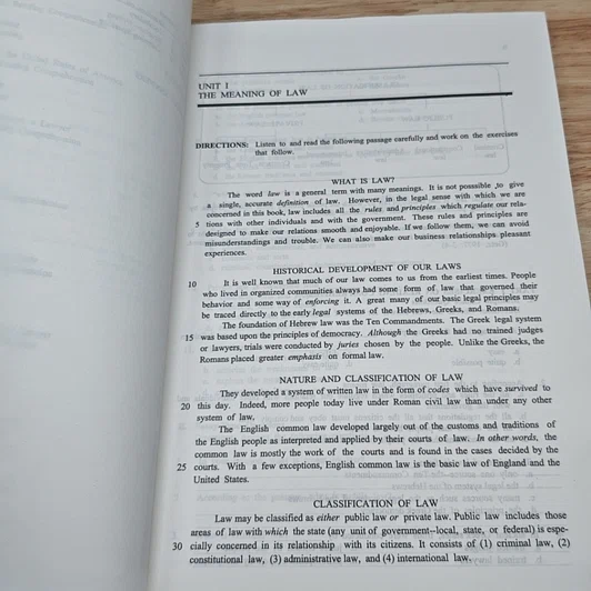 หนังสือ English for Lawyers I รูปที่ 7