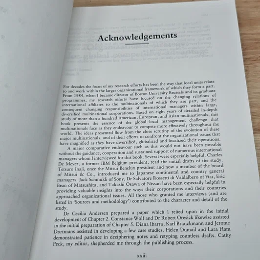 หนังสือ Managing the Multinational: Confronting the Global-Local Dilemma รูปที่ 9