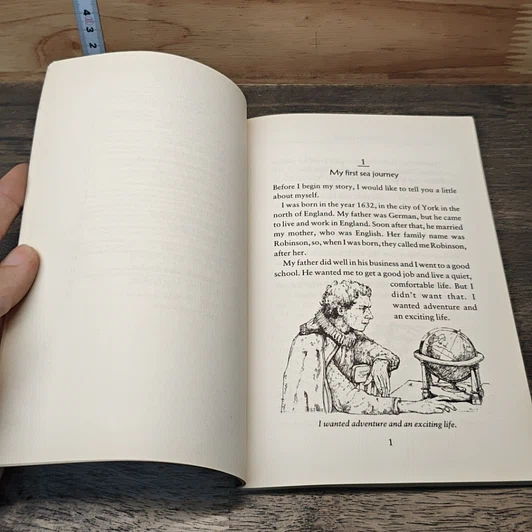หนังสือ Robinson Crusoe by Daniel Defoe รูปที่ 6