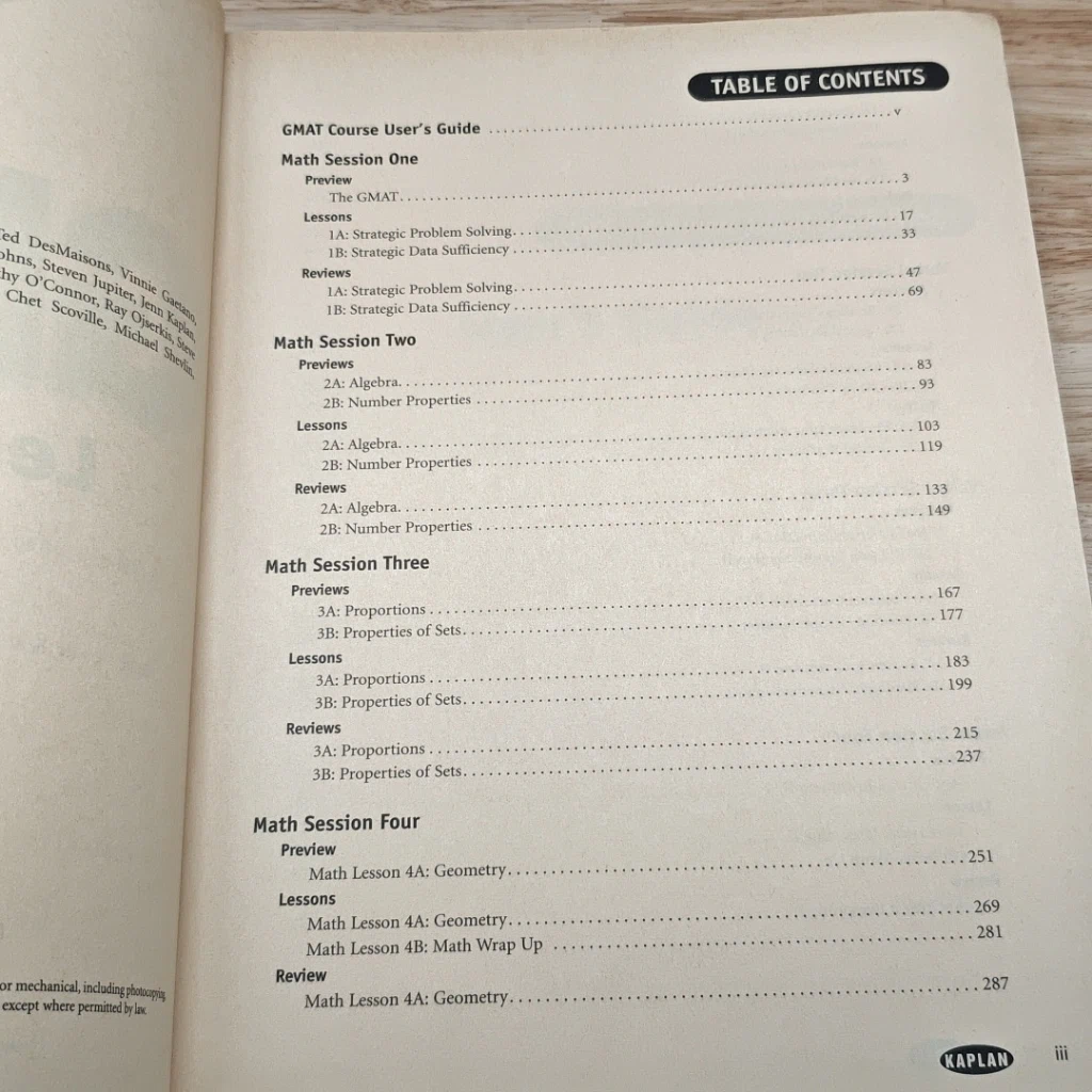 หนังสือ GMAT Lesson Book รูปที่ 6