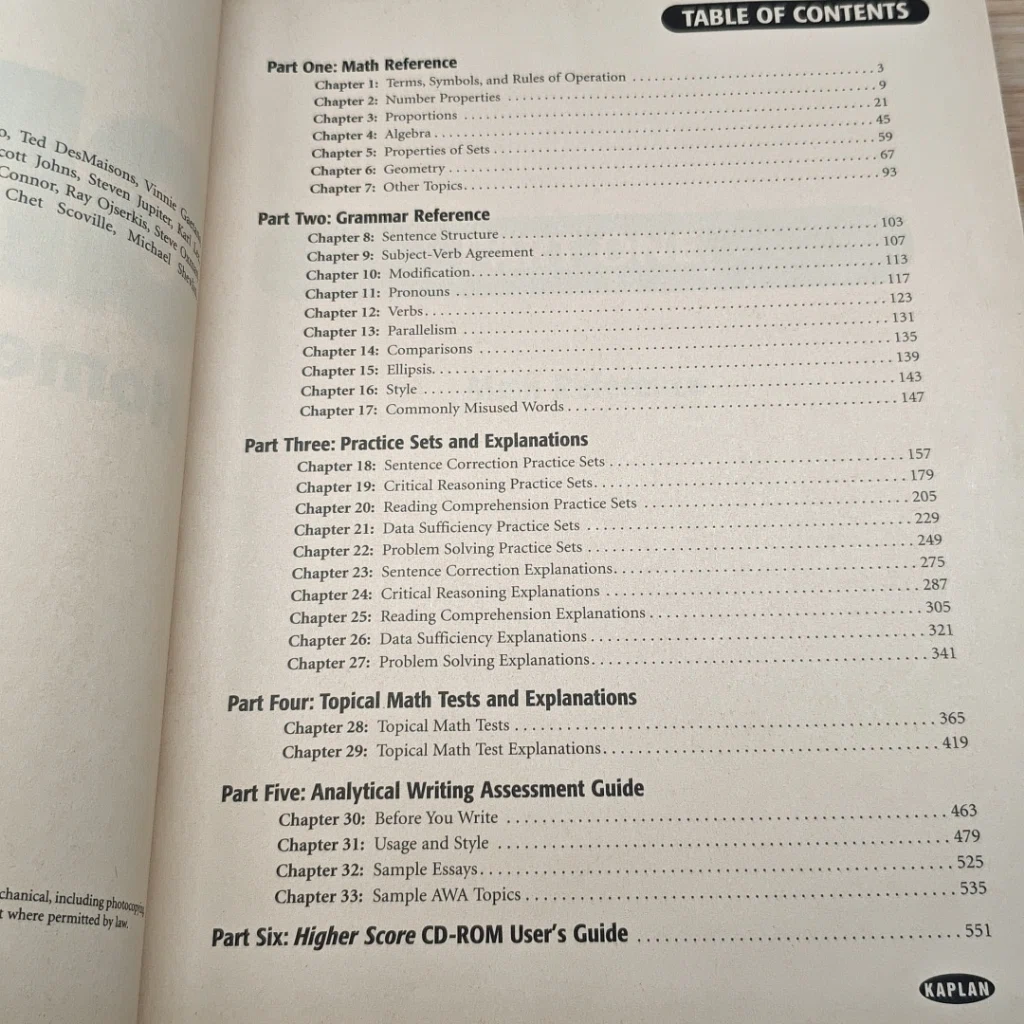 หนังสือ GMAT Home Study Book รูปที่ 6