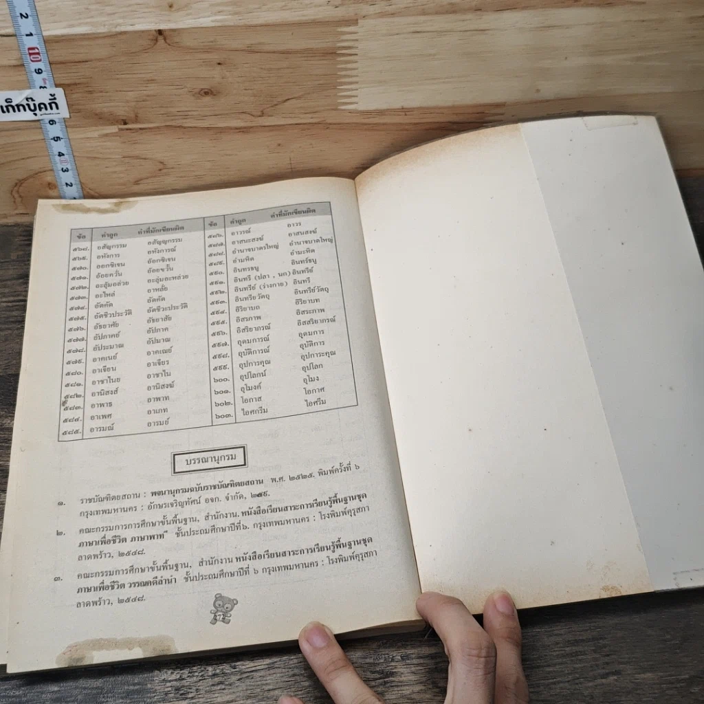หนังสือ แบบฝึกทักษะภาษาไทย สะกดคำแนวใหม่ ชั้นประถมศึกษาปีที่ 6 รูปที่ 10