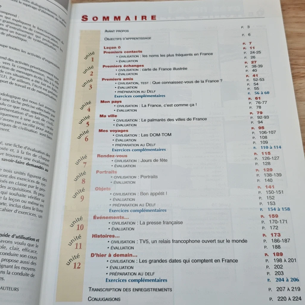 หนังสือ Tempo 1: Méthode de français รูปที่ 7