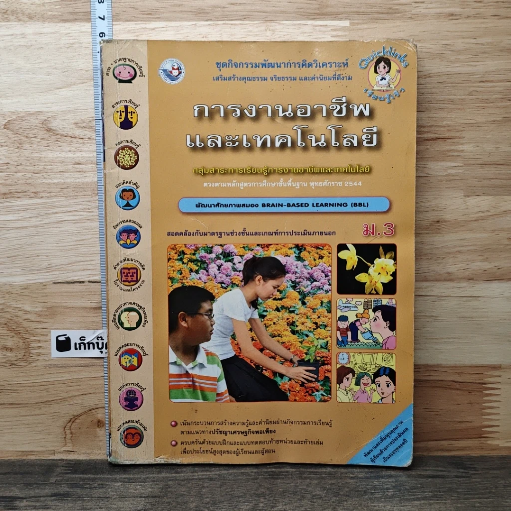 หนังสือ การงานอาชีพและเทคโนโลยี ม.3 รูปที่ 1